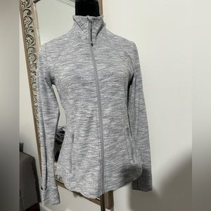 Lululemon zip-up jacket-Grey Size:10